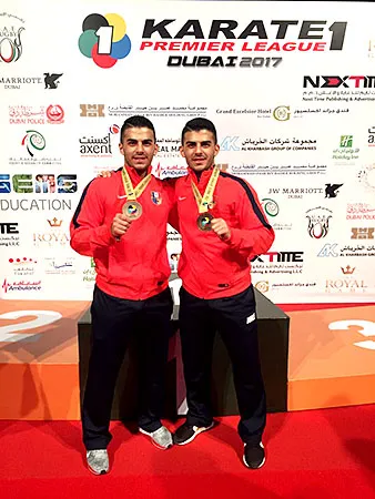 AUK 'Karate Twins' Win Bronze Medals at Karate Premier League