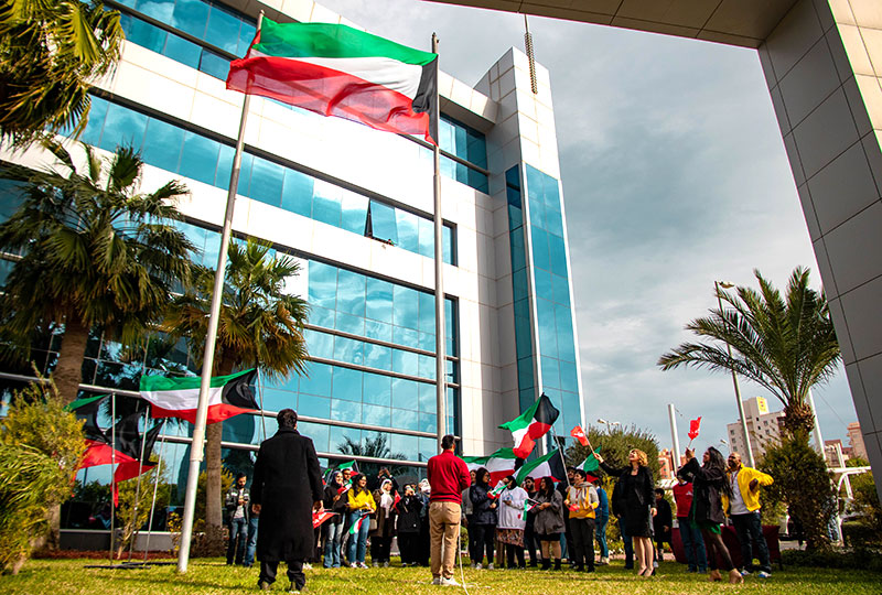 AUK Holds Flag Hoisting Ceremony