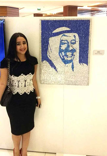 Auk art students display their work at red bulls art of can exhibition