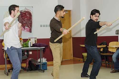 Auk students live the shakespearean experience