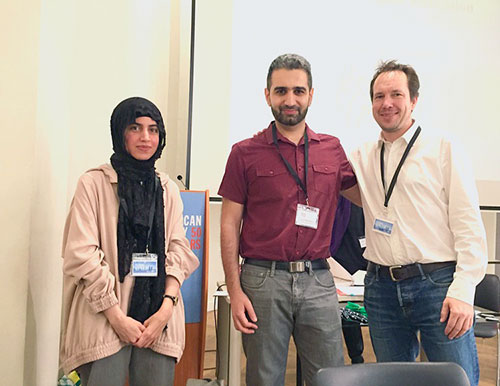 Auk faculty-librarian team attend a workshop by the amical consortium