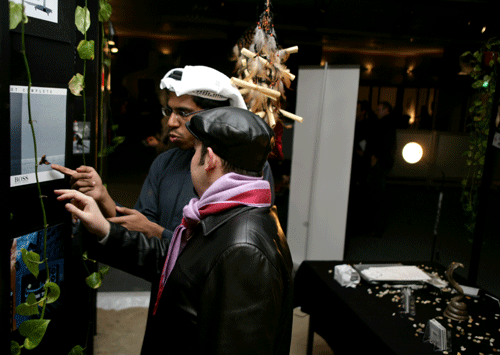 First senior graphic design portfolio student showcase